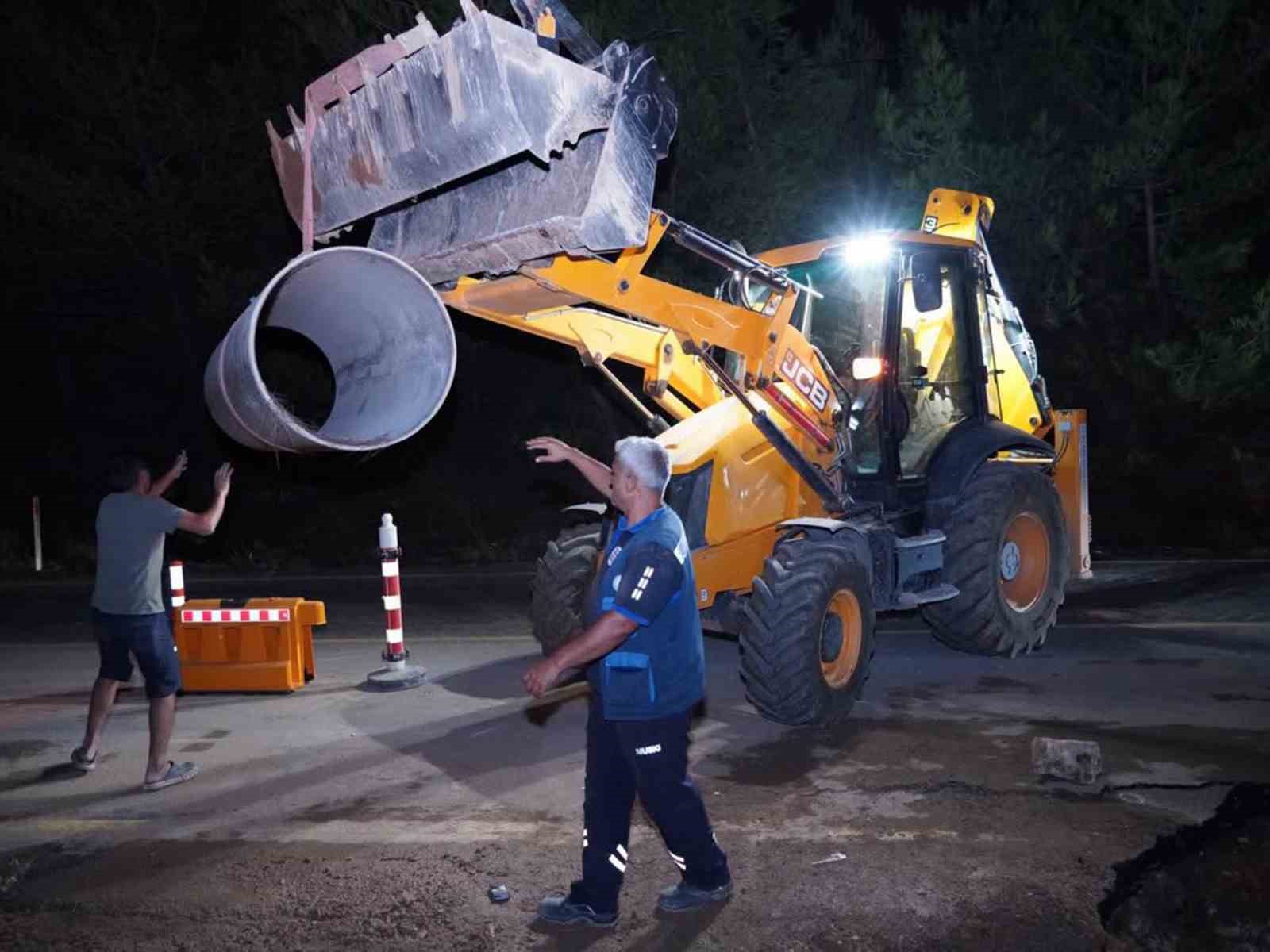 MUSKİ’den Bodrum su isale hattındaki patlama hakkında açıklama