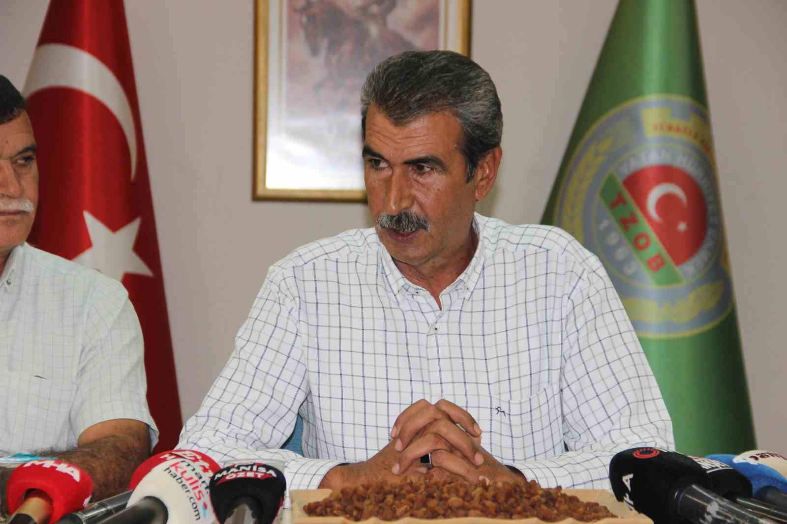 Kuru üzüm üreticisinden taban fiyat çağrısı