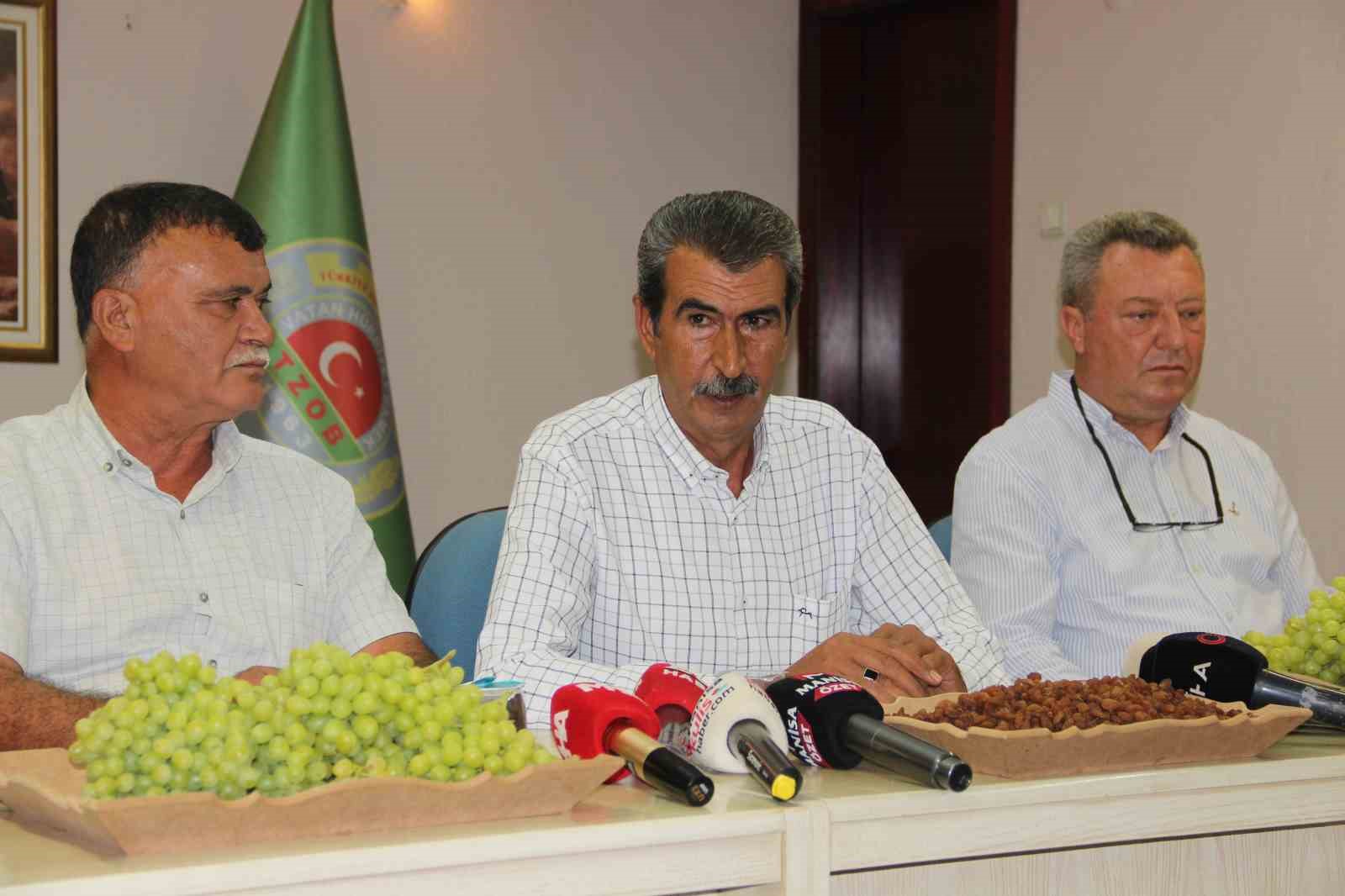 Kuru üzüm üreticisinden taban fiyat çağrısı