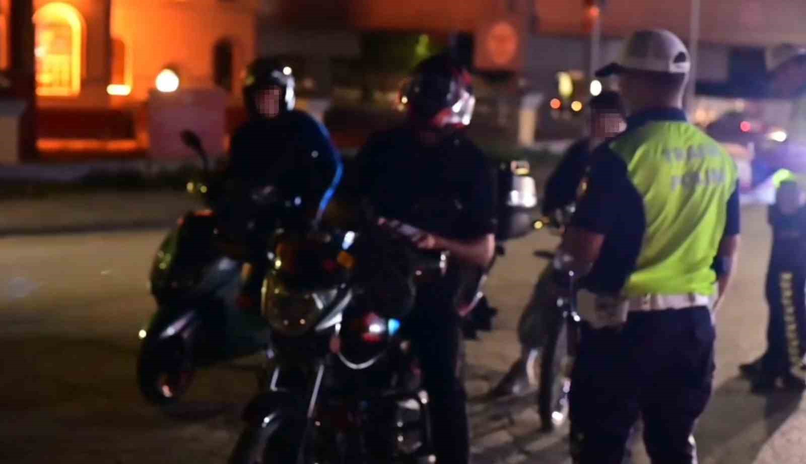 Edirne’de gece trafik uygulaması
