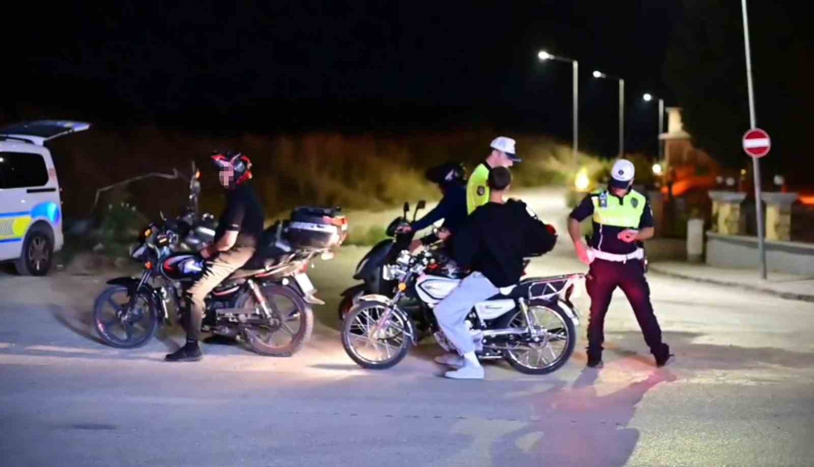 Edirne’de gece trafik uygulaması