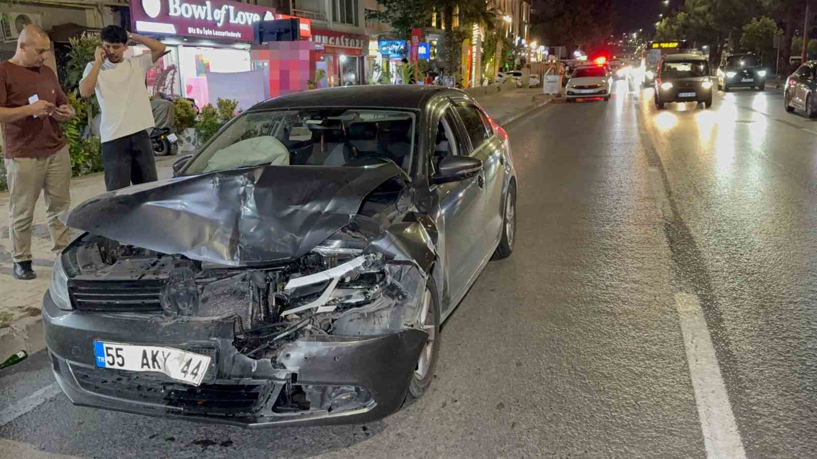 Samsun’da otomobil hafif ticari araca arkadan çarptı: 1 yaralı