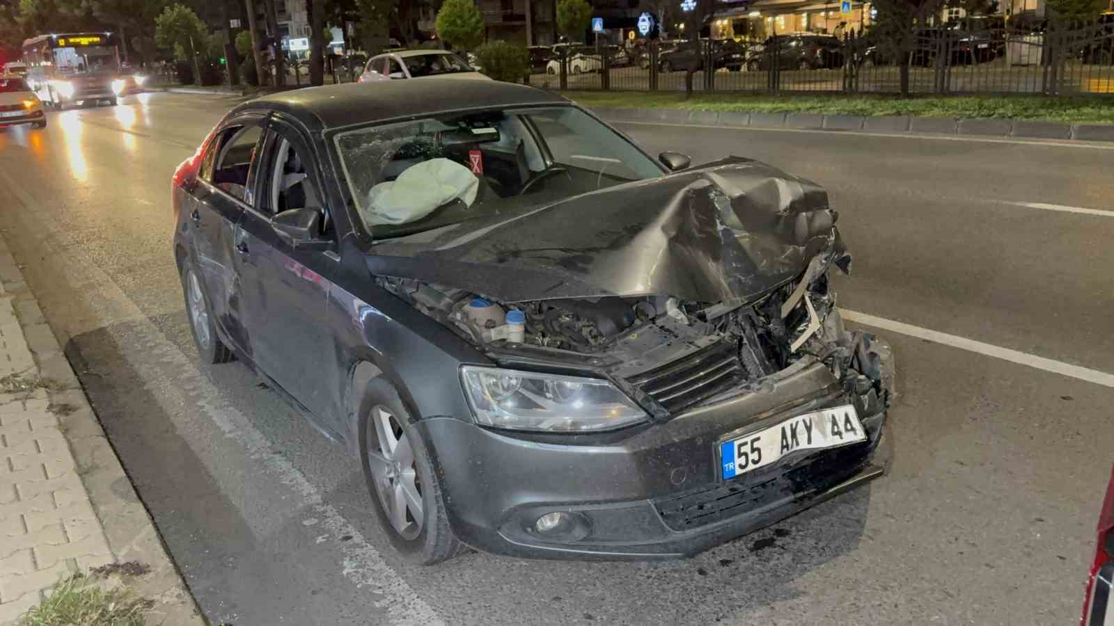 Samsun’da otomobil hafif ticari araca arkadan çarptı: 1 yaralı