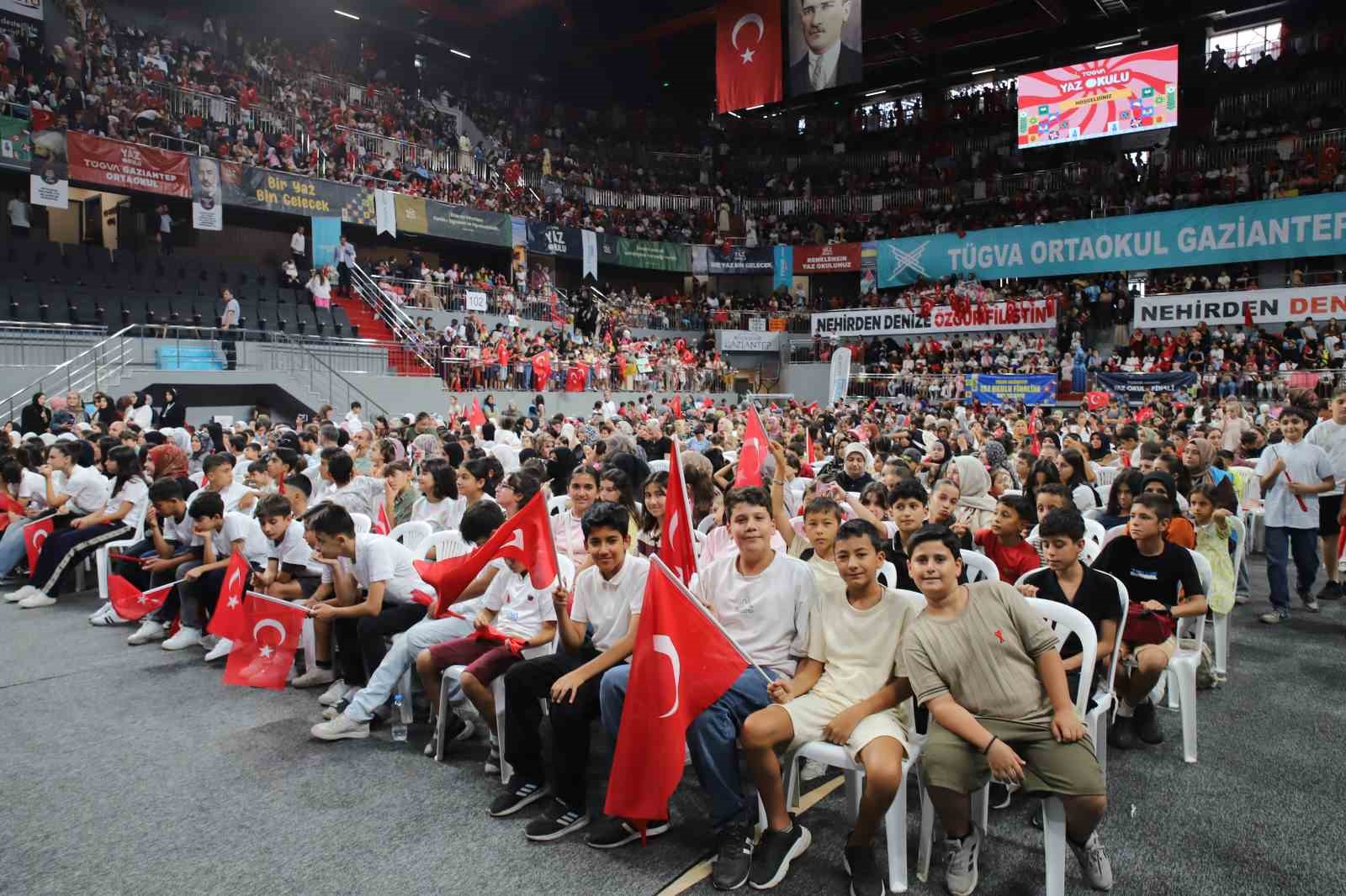 Gaziantep’te TÜGVA Yaz Okulu’nda renkli kapanış