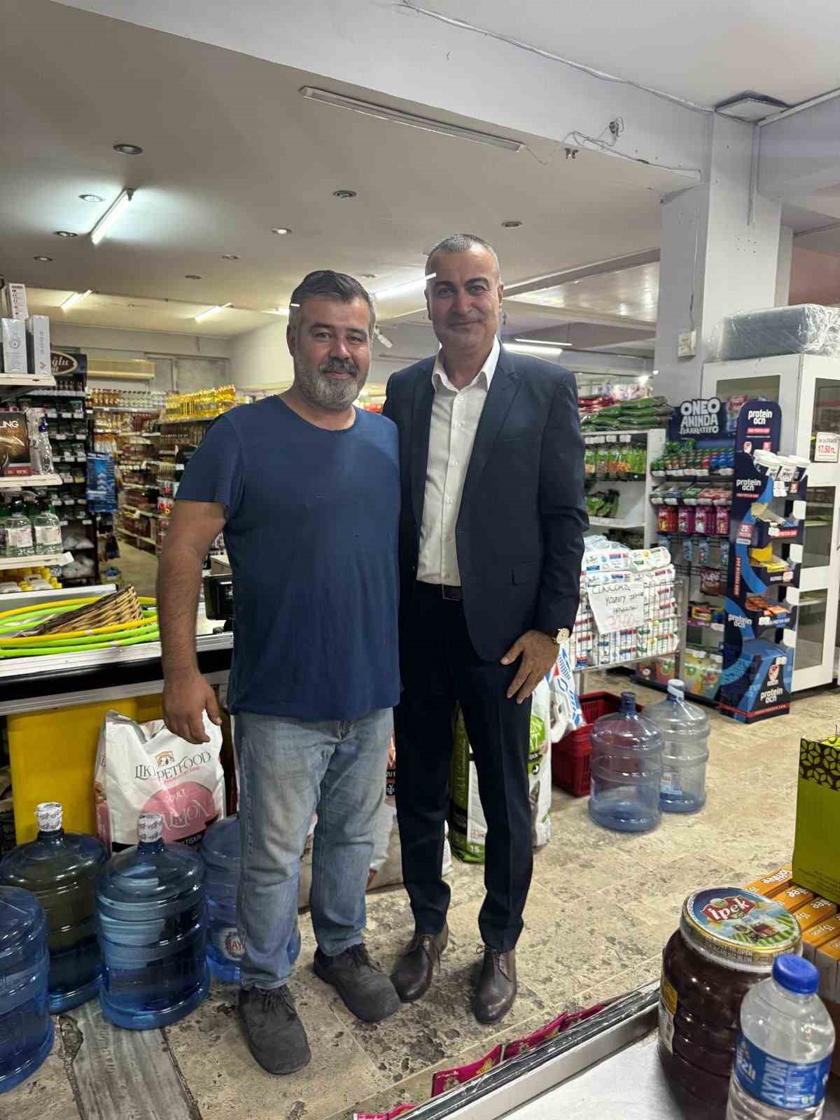 AK Parti Denizli esnafın yanında