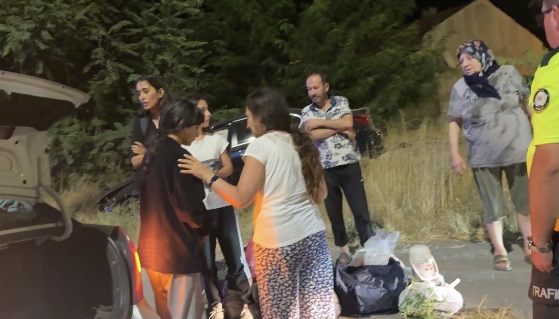 Eskişehir çevre yolunda iki otomobil çarpıştı: 1 yaralı