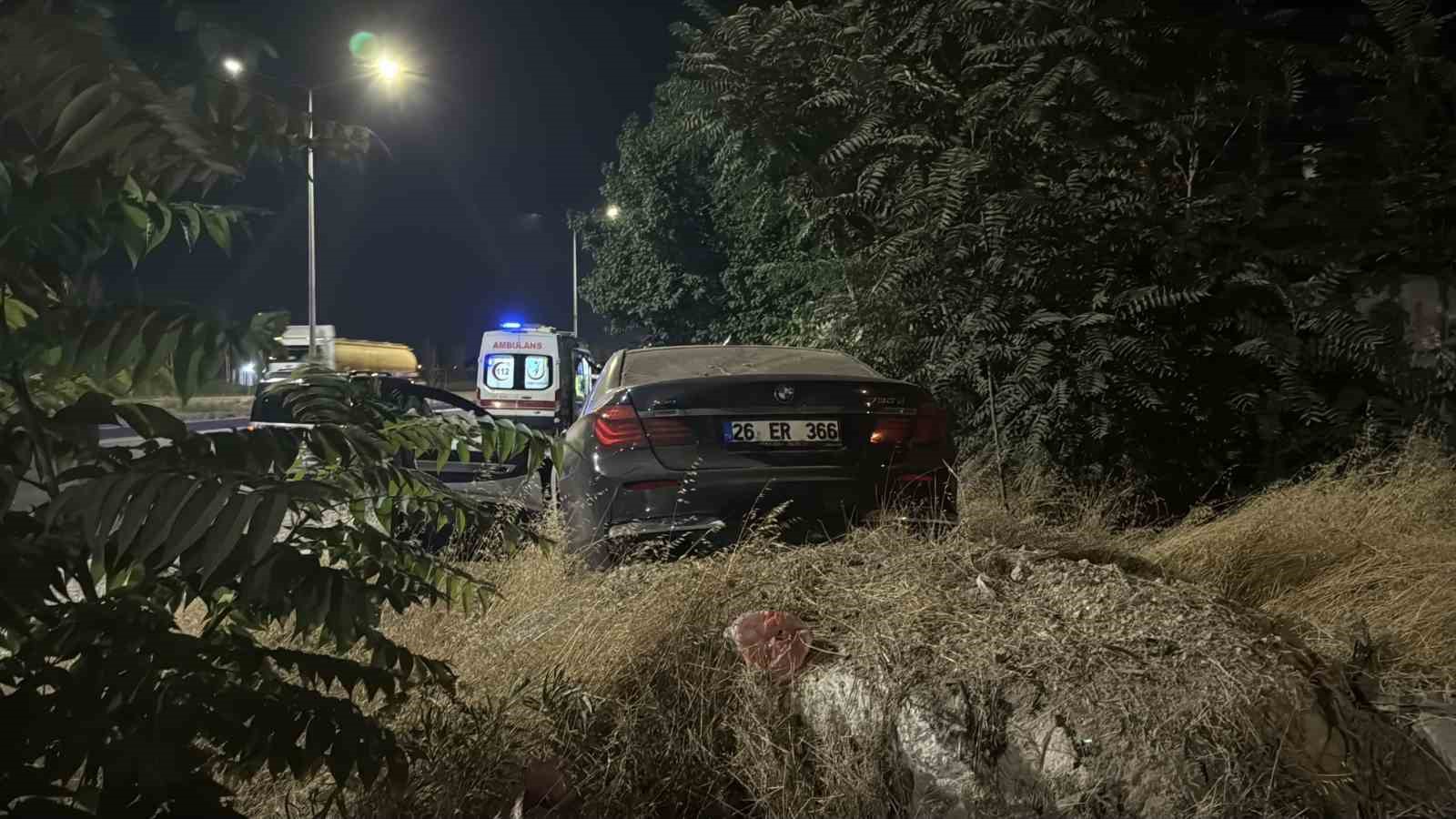 Eskişehir çevre yolunda iki otomobil çarpıştı: 1 yaralı