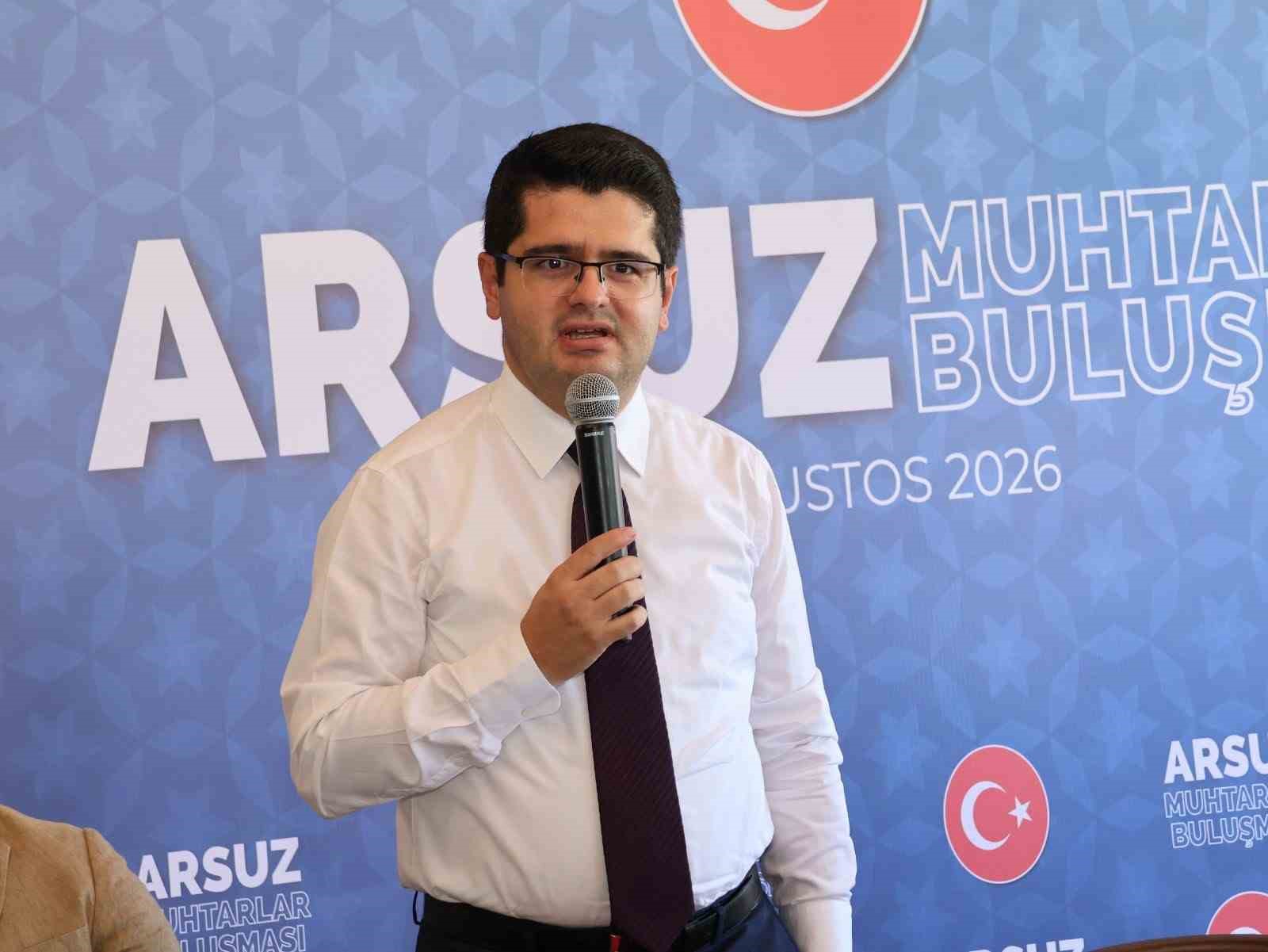 Arsuz’da muhtarlar buluşmasında mahallelerin sorunları değerlendirildi