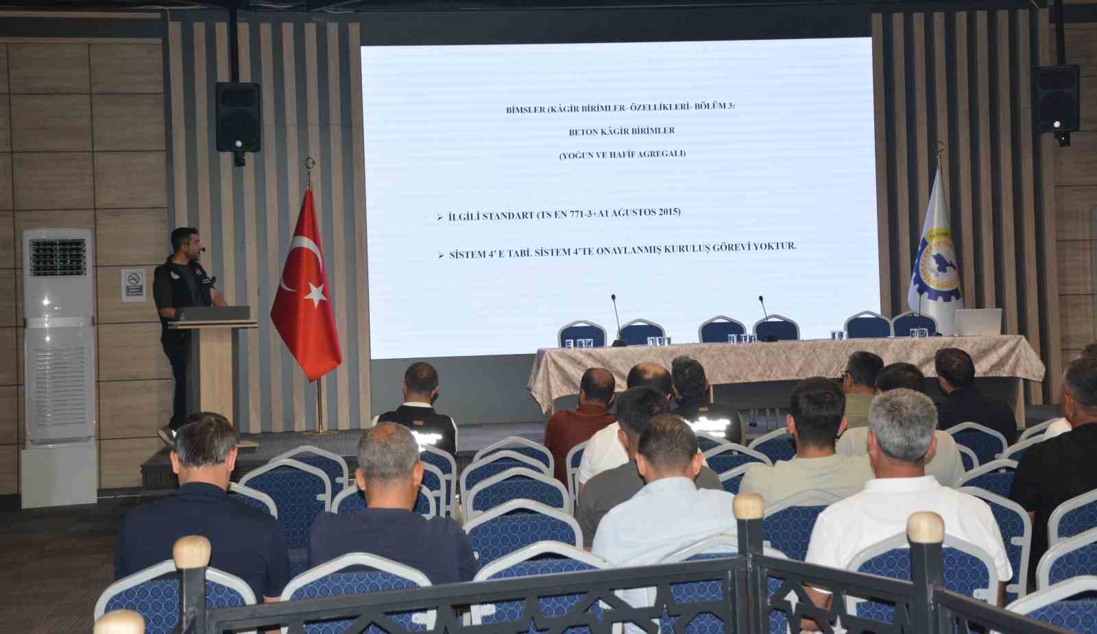 Tatvan’da bims sektörüne yönelik "Standartlar ve Kalite" semineri düzenlendi