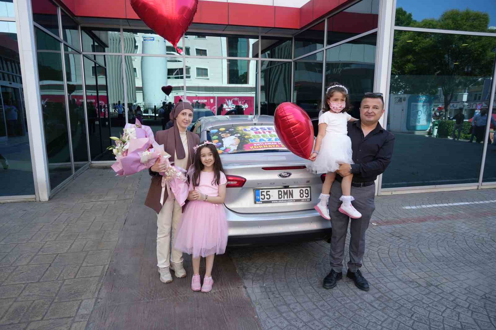 Minik Berra doğum gününde lösemiyi yendi, hastaneden bando ile uğurlandı