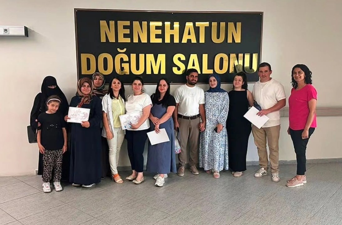 Erzurum Şehir Hastanesi Gebe Okulu yeni mezunlarını verdi
