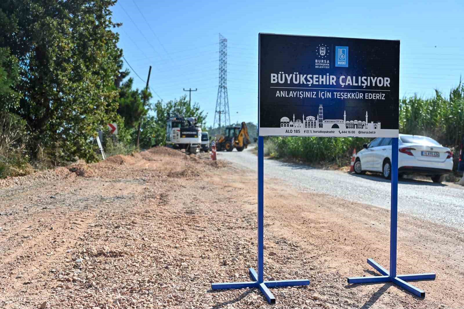 Büyükşehir’den gelişen yerleşim bölgelerine güçlü altyapı