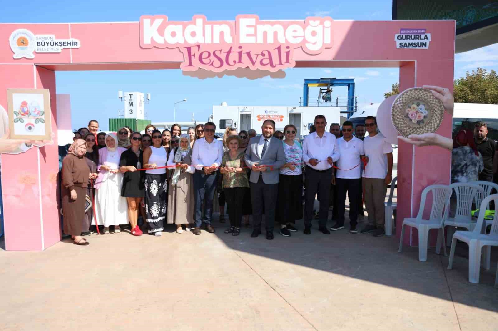 Samsun’da Kadın Emeği Festivali başladı