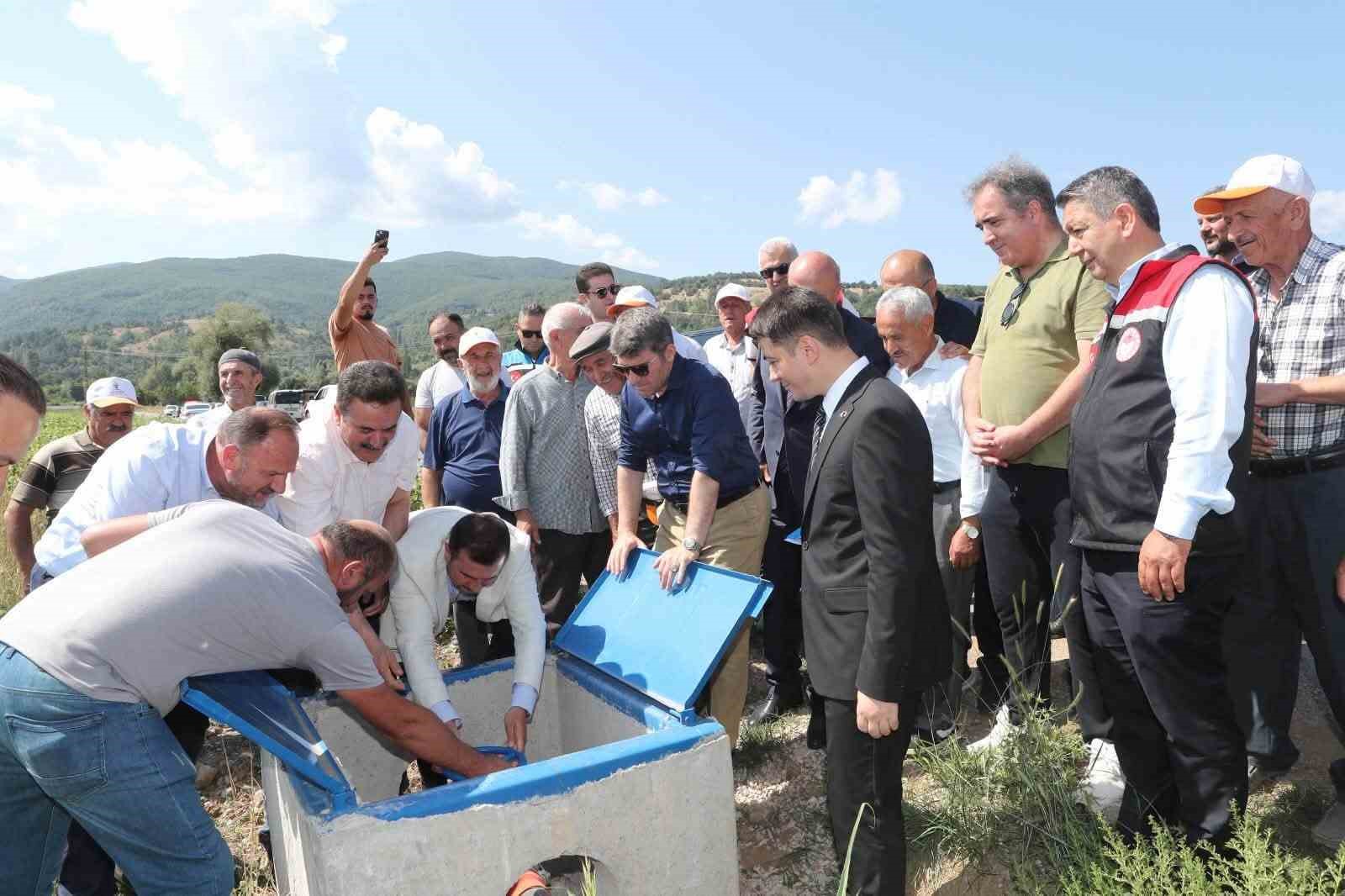 Esençay’da 305 hektarlık arazi suya kavuştu