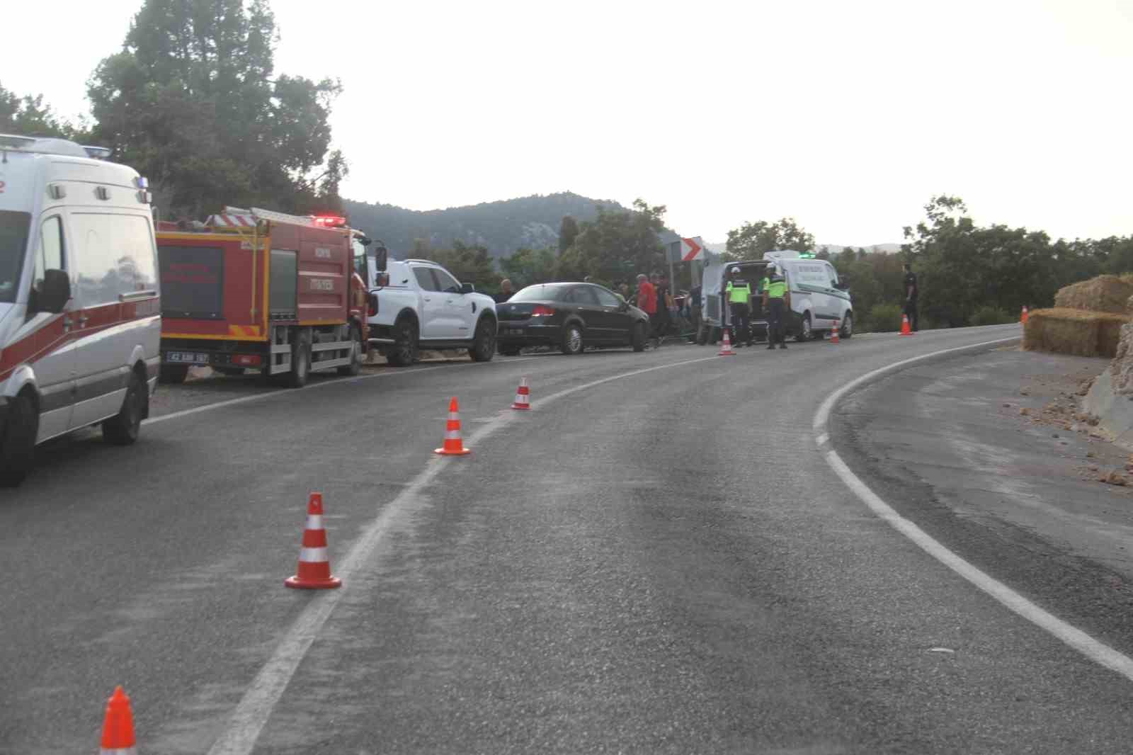 Konya’da tırla otomobil çarpıştı: 1 ölü, 3 yaralı