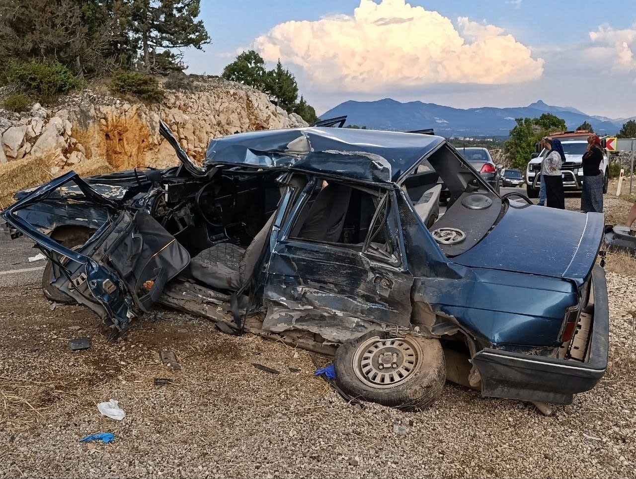 Konya’da tırla otomobil çarpıştı: 1 ölü, 3 yaralı