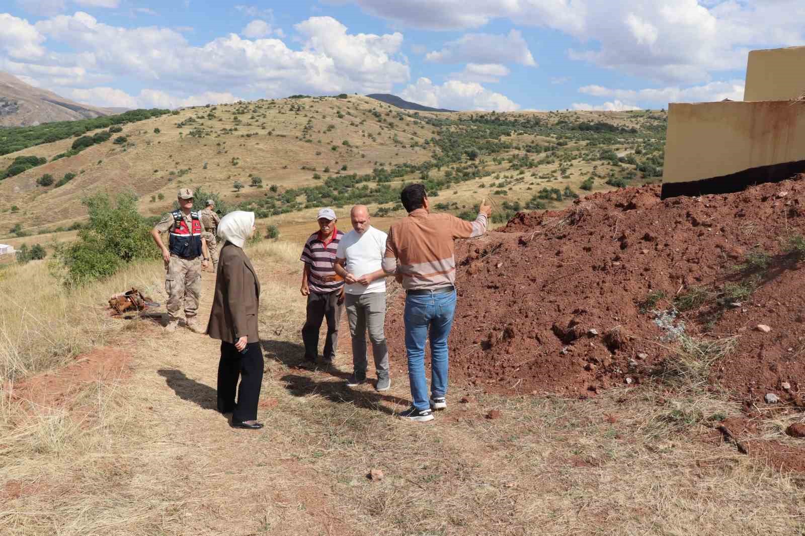 Tercan’da KÖYDES kapsamında içme suyu projeleri yerinde incelendi