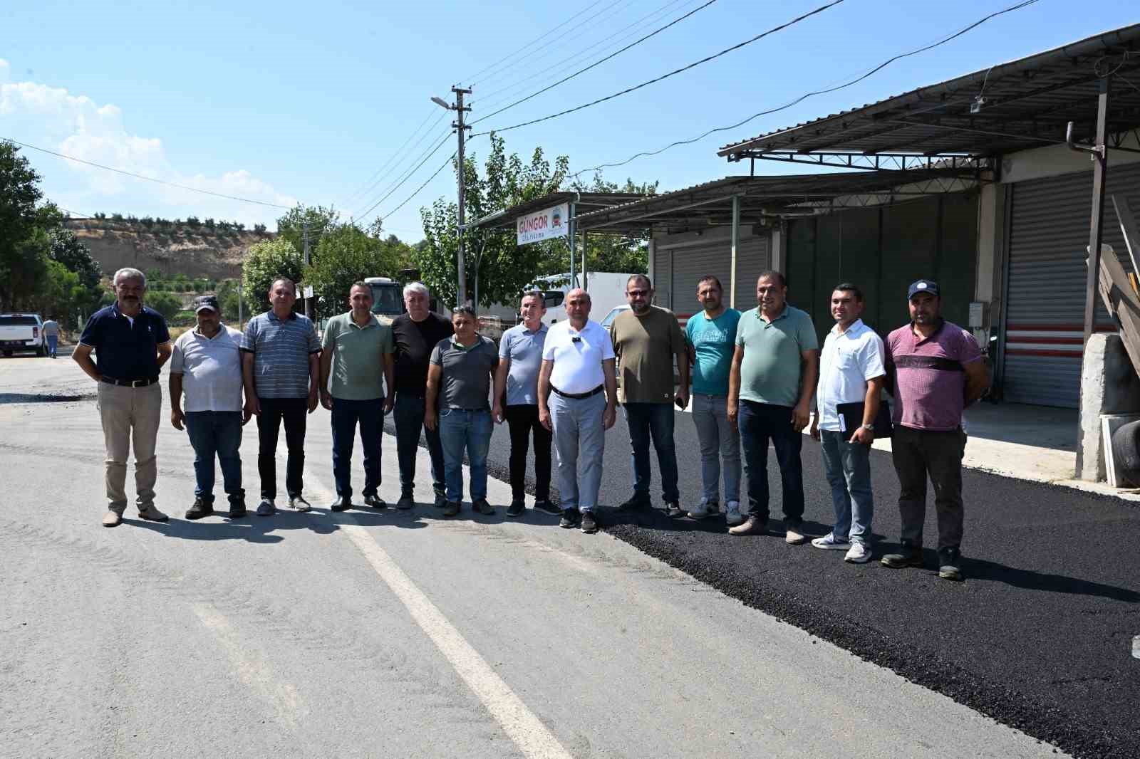 Sarıgöl’de yıllardır beklenen asfalt çalışması tamamlanıyor