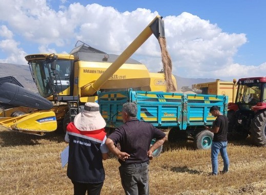 Erzurum’da hasat dönemi denetimleri sürüyor