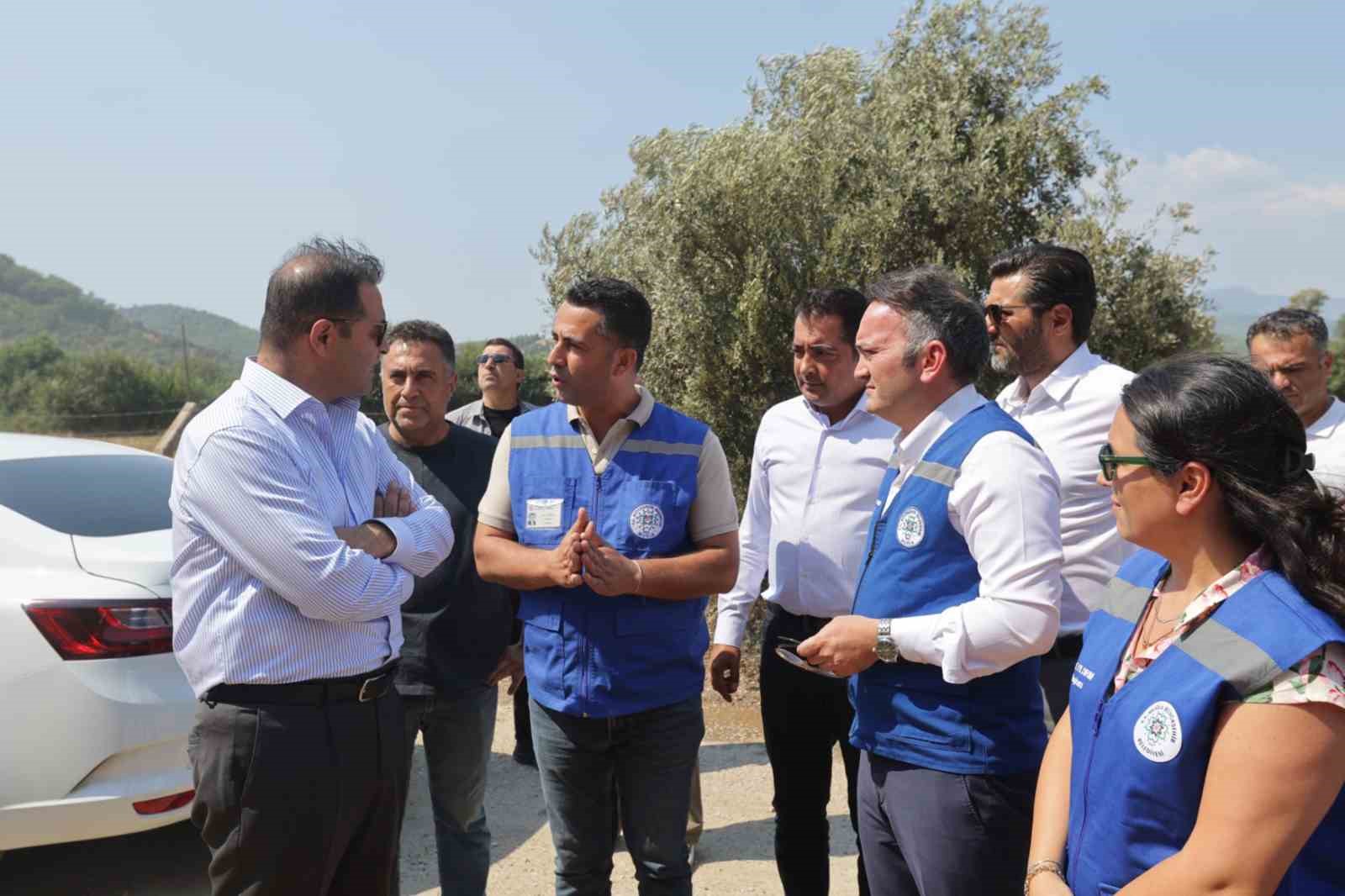 Milas ve Yatağan’daki yatırımları yerinde inceledi