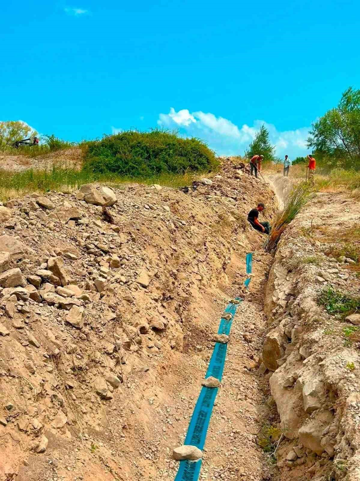 Sinop’ta köylerin içme suyu altyapısı güçleniyor