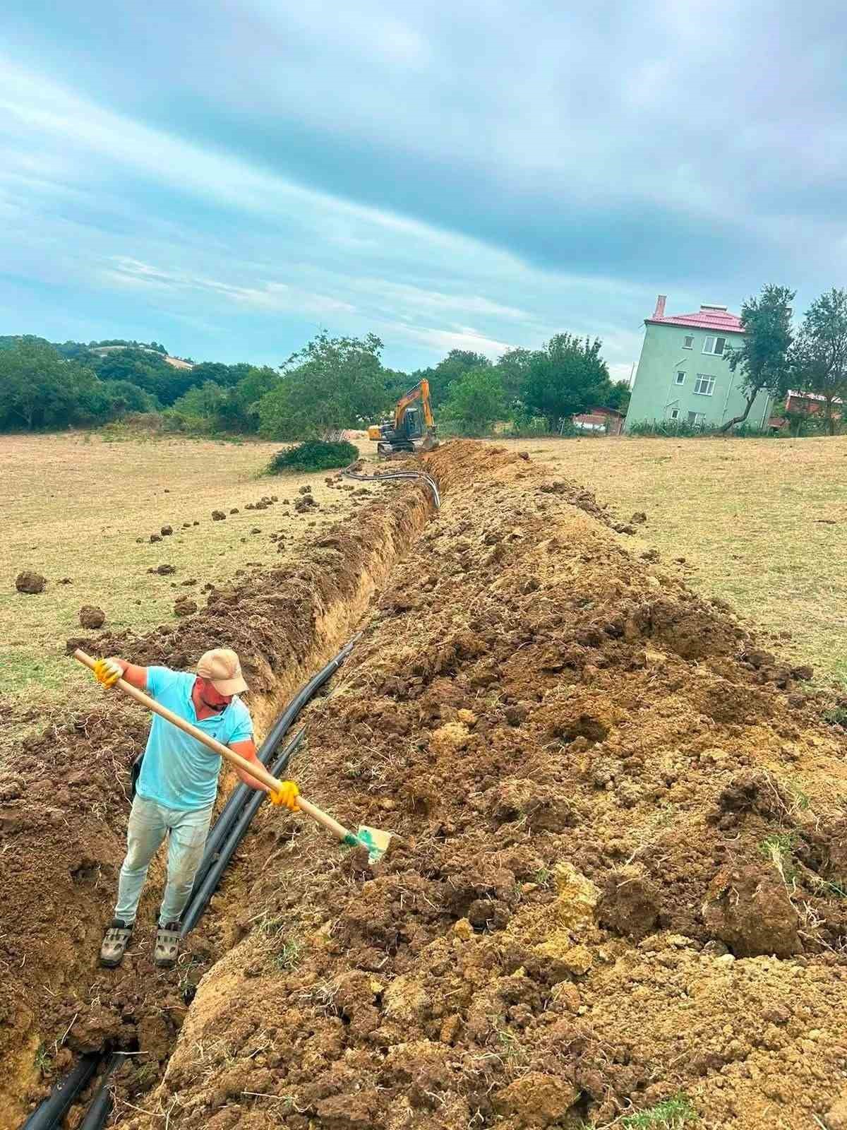Sinop’ta köylerin içme suyu altyapısı güçleniyor