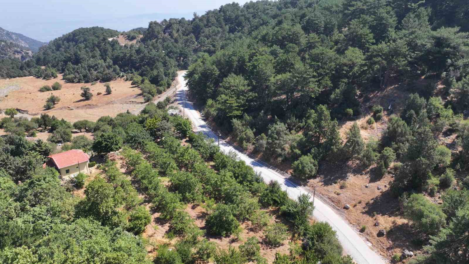 Ayvacık Mahallesi yolunda 6 kilometrelik asfalt çalışması