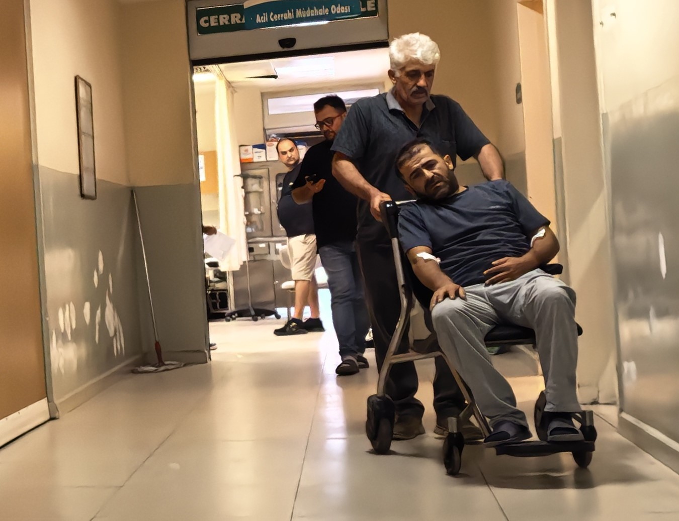 Mobilya fabrikasında feci iş kazası
