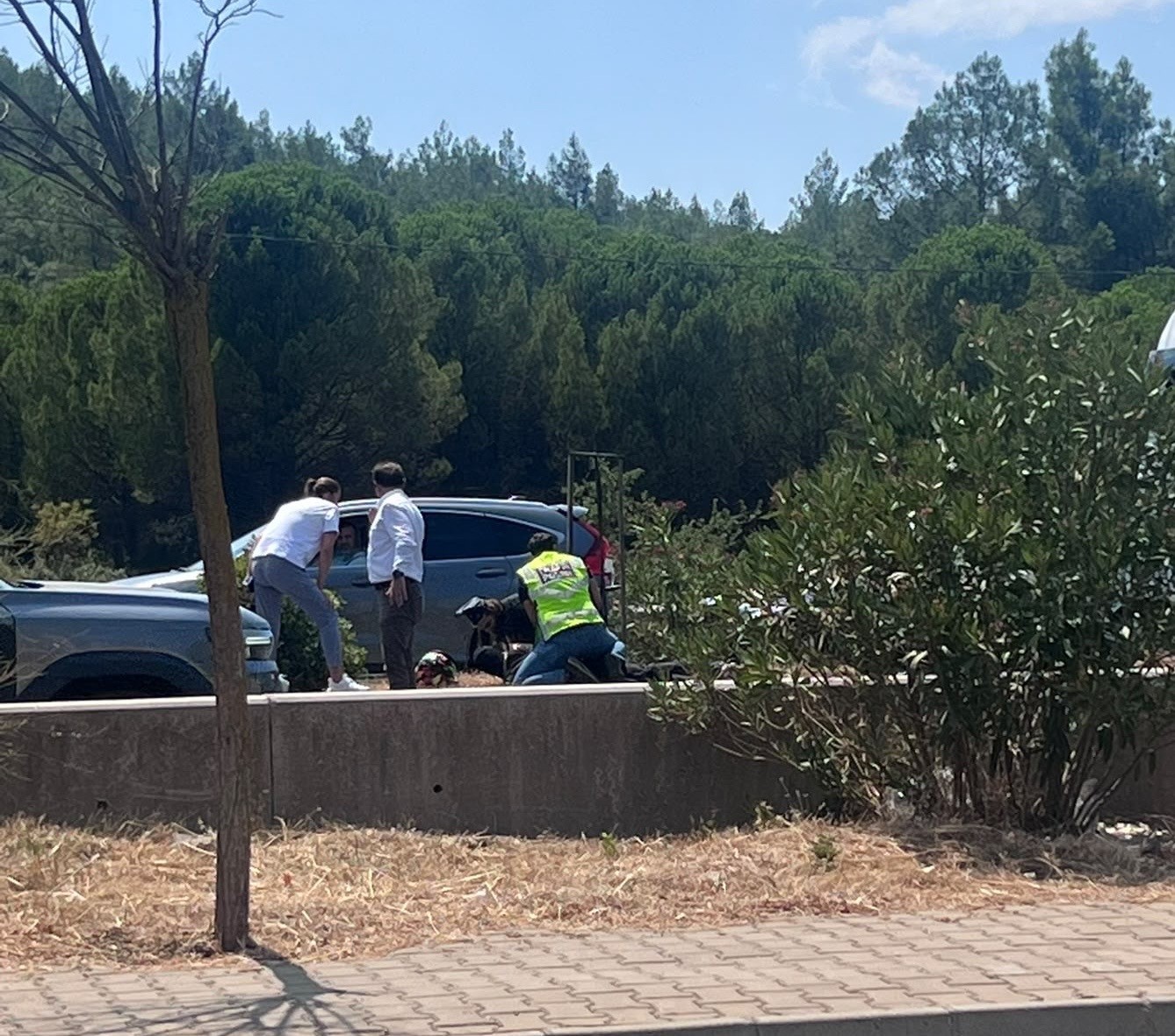 Narkotik denetiminden kaçan motosikletli kıskıvrak yakalandı