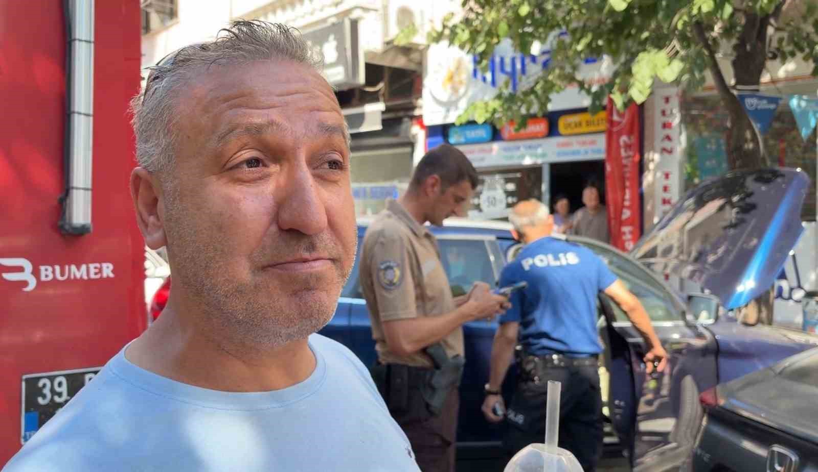 Kırklareli’nde otomobilden yükselen dumanlar paniğe sebep oldu