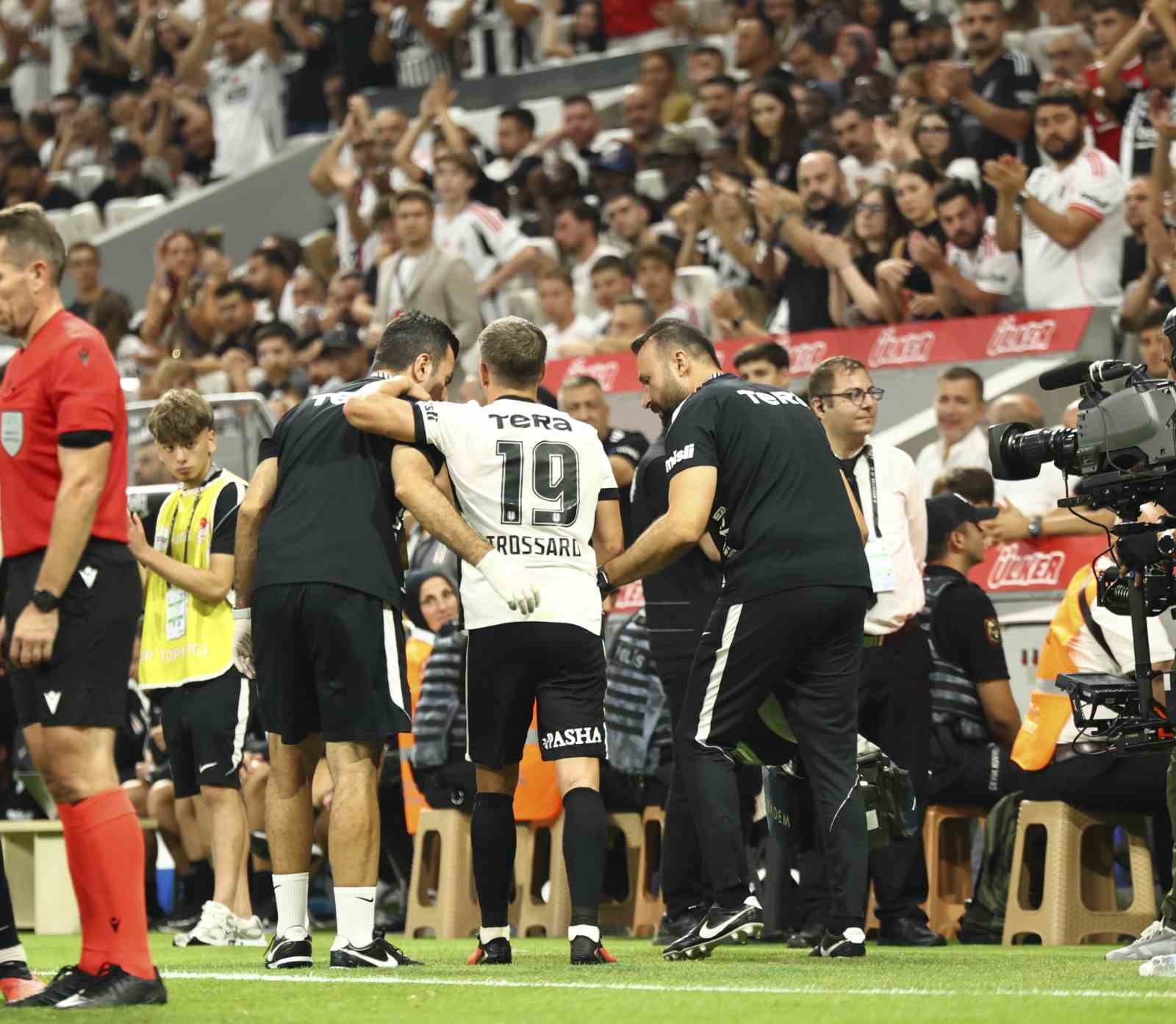 Trossard sakatlandı, oyuna devam edemedi