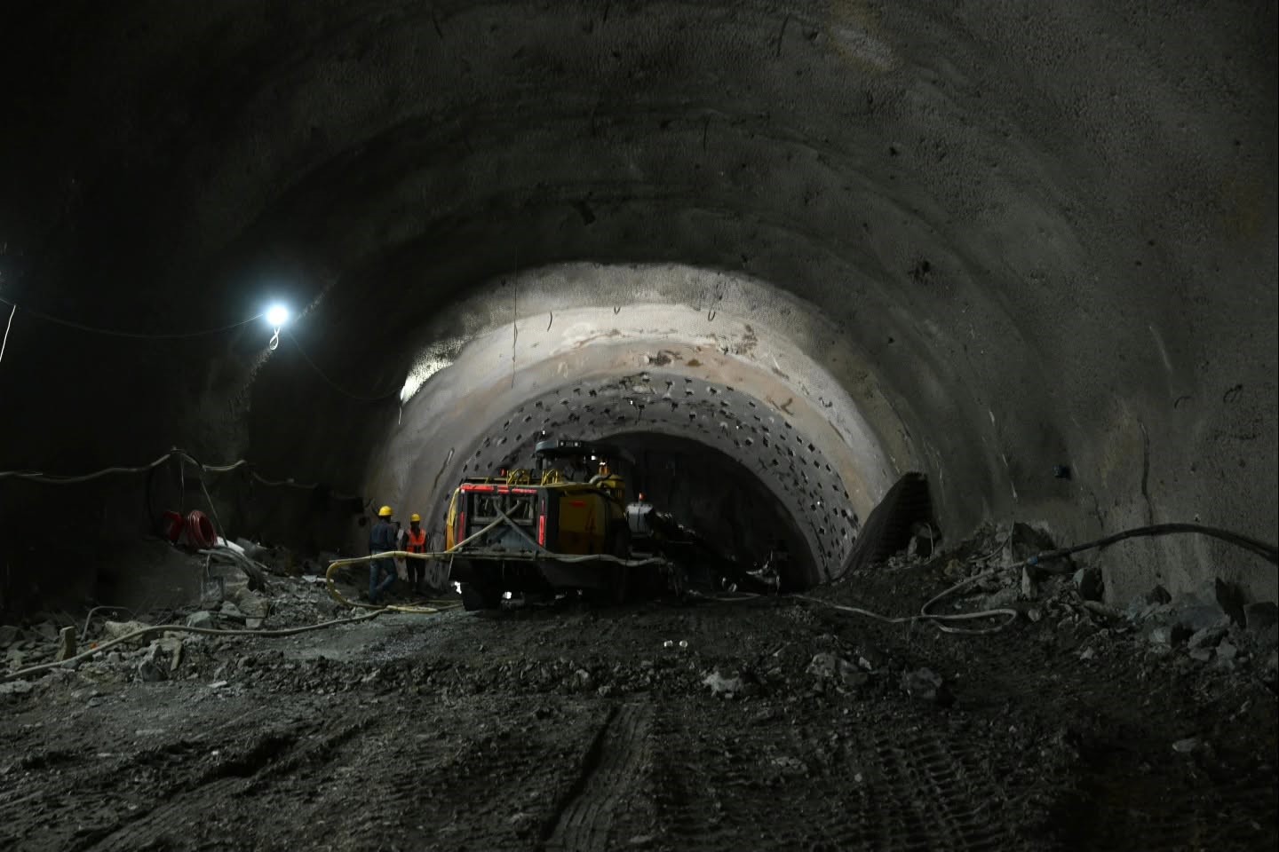 Çirişli Tüneli’nde kazı ve destek çalışmalarında yüzde 60, nihai beton çalışmalarında ise yüzde 49 seviyesine ulaşıldı
