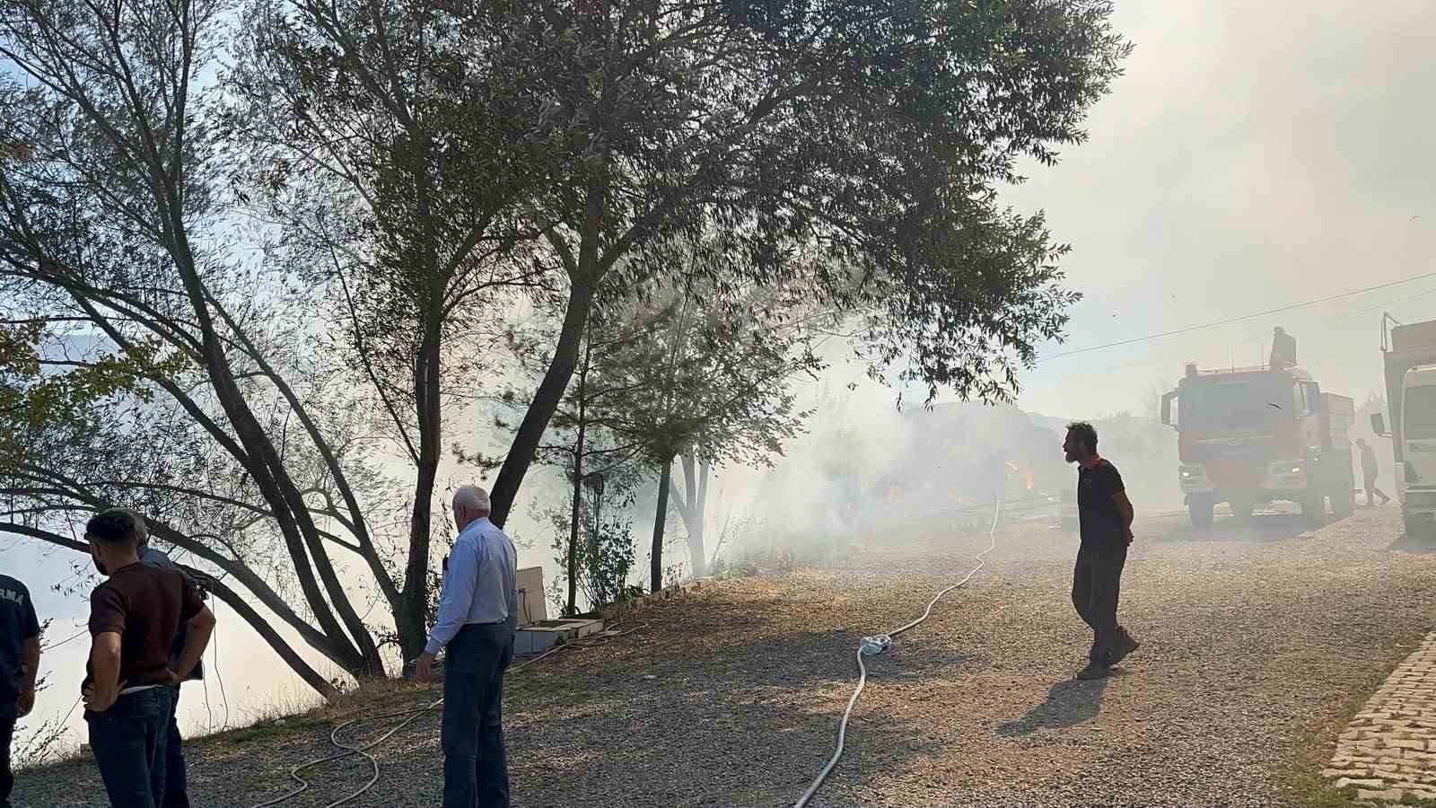 Kastamonu’da çıkan samanlık yangını ahırlara sıçradı: İlk belirlemelere göre 14 büyükbaş hayvan telef oldu