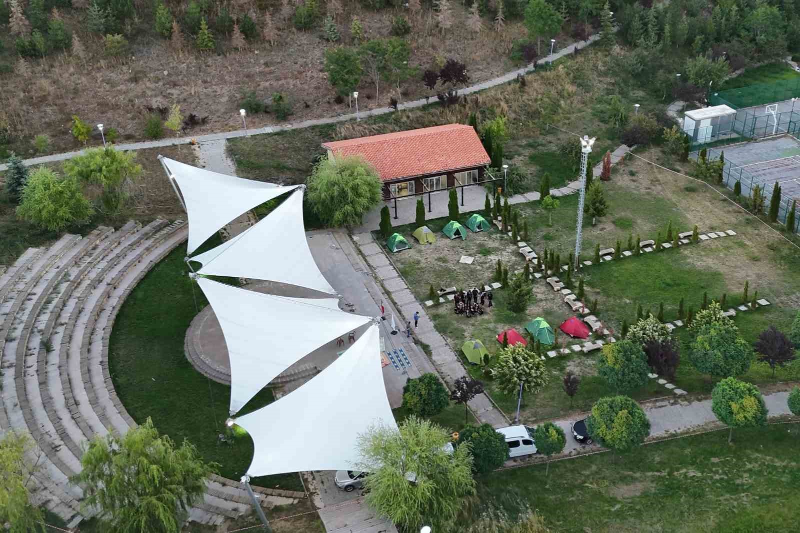 Yozgat’ta izcilerden teknolojiye 3 günlük mola