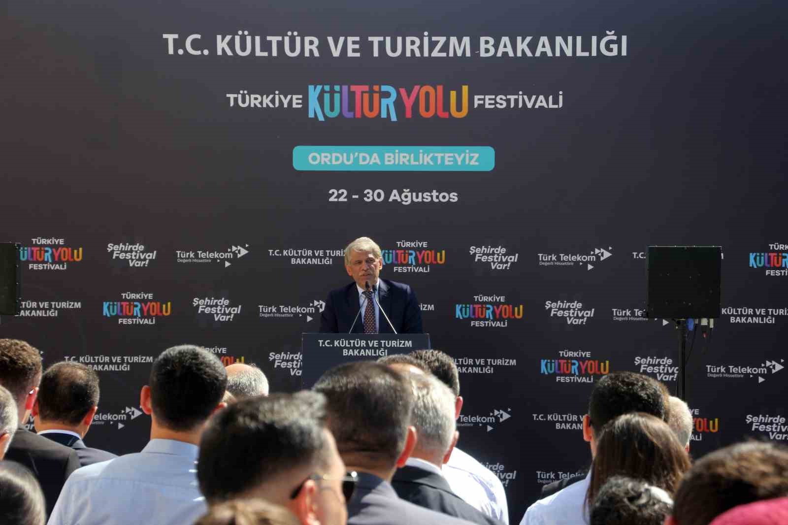 Ordu, Türkiye Kültür Yolu Festivali’ne ilk kez ev sahipliği yapıyor