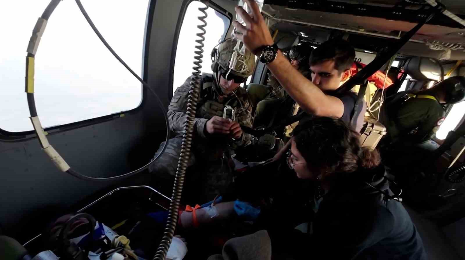MSB, Aladağlar’daki İngiliz dağcının kurtarılma görüntülerini paylaştı