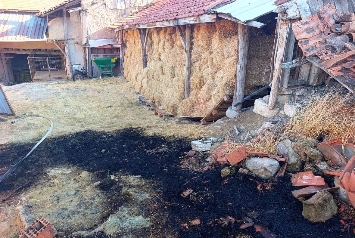Tavşanlı’da yangın paniği: Alevler evlere ulaşmadan söndürüldü