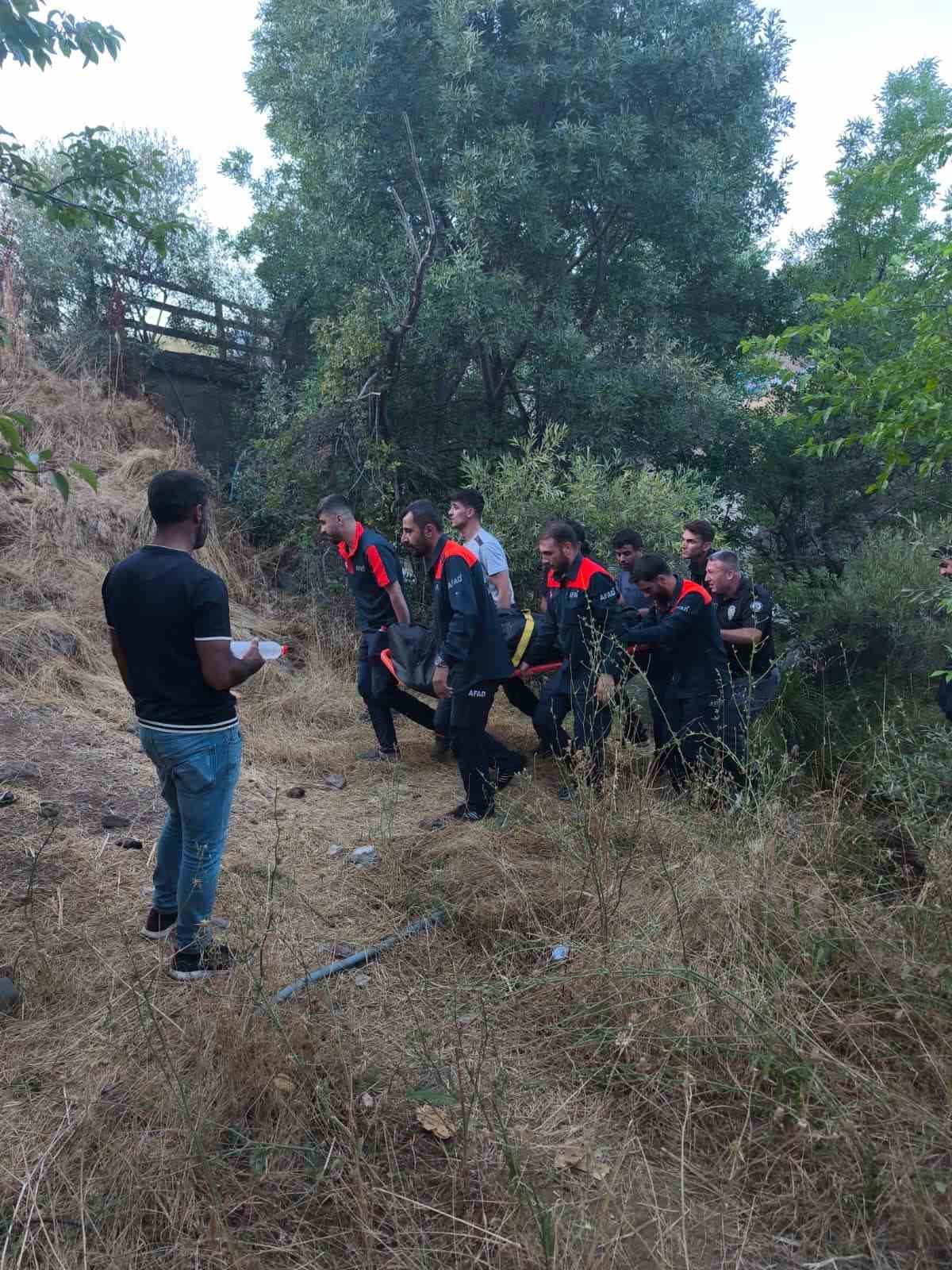 Bingöl’de suya düşen şahsın cansız bedenine ulaşıldı