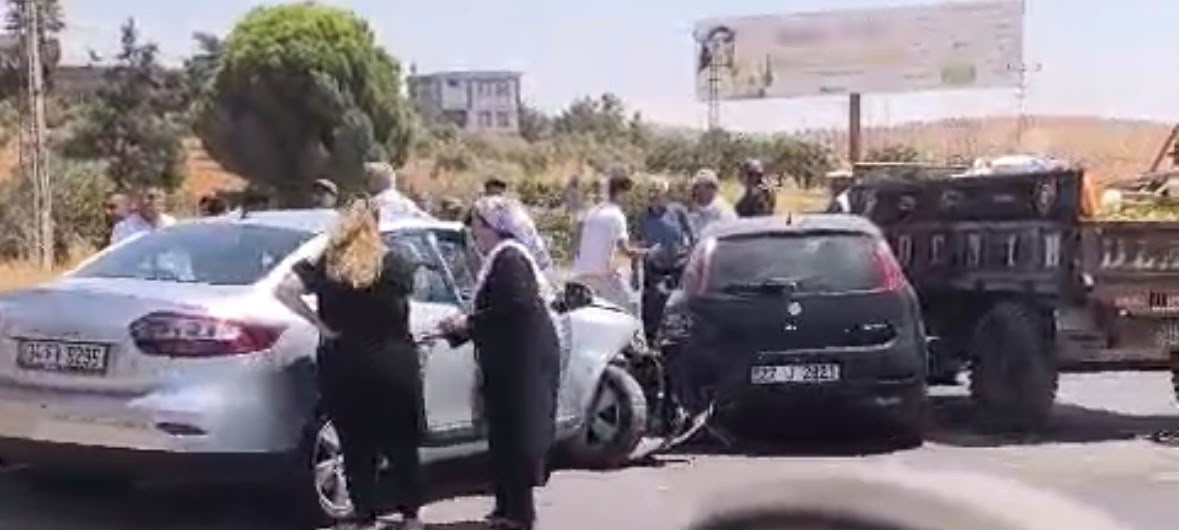 Gaziantep’te zincirleme kaza: 2 yaralı