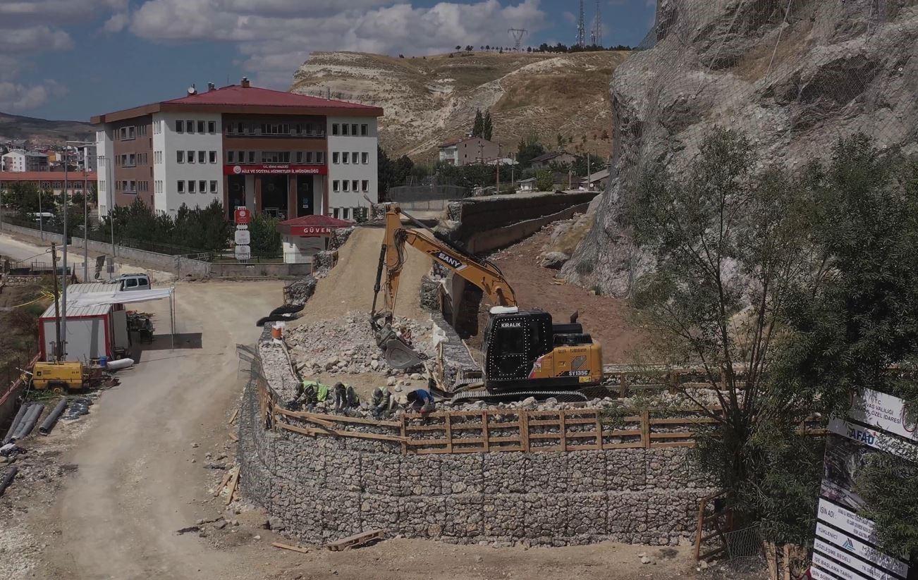 Yukarı Tekke’de tehlikeye karşı kapsamlı çalışma