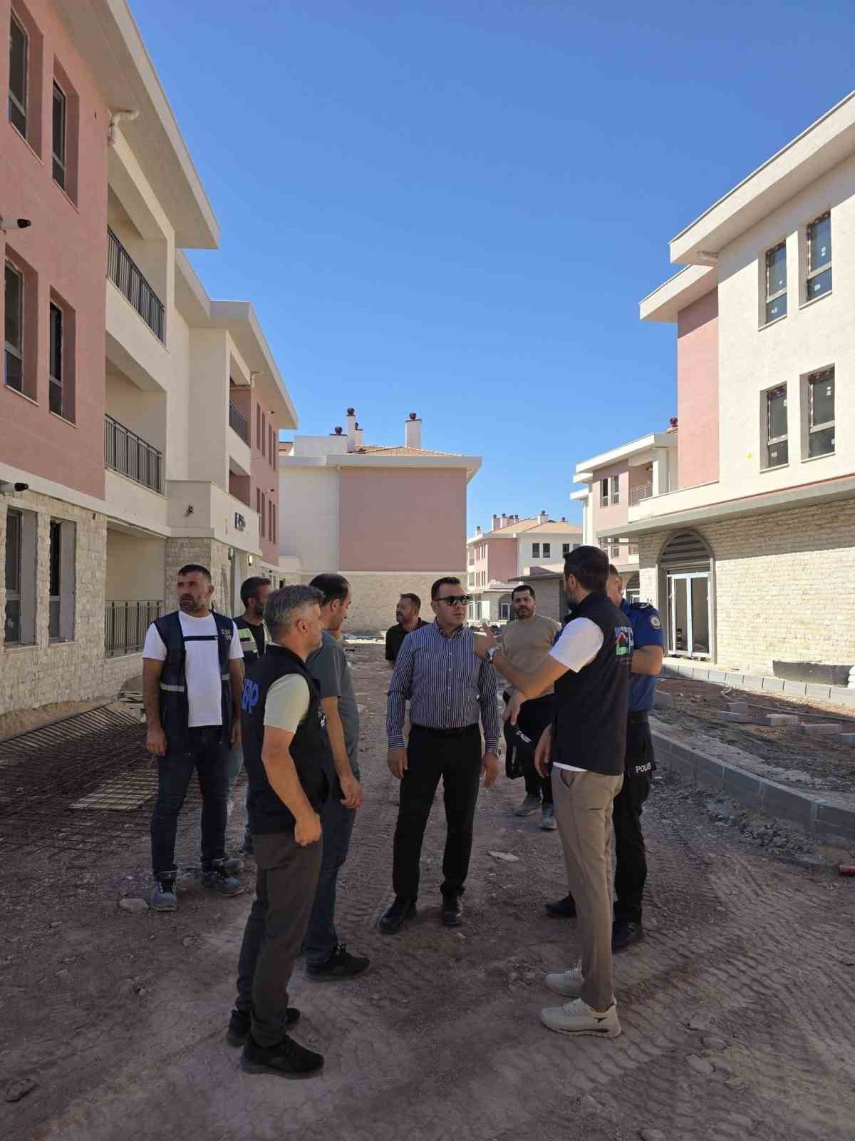 Kaymakam Algın, rezerv alanındaki çalışmaları inceledi
