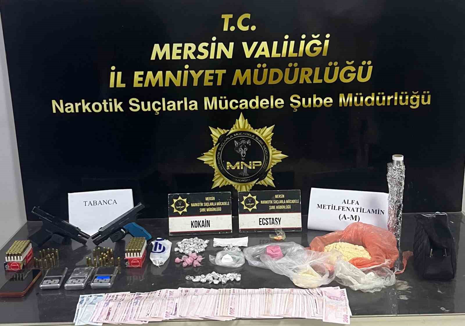 Mersin’de yakalanan 2 uyuşturucu taciri tutuklandı