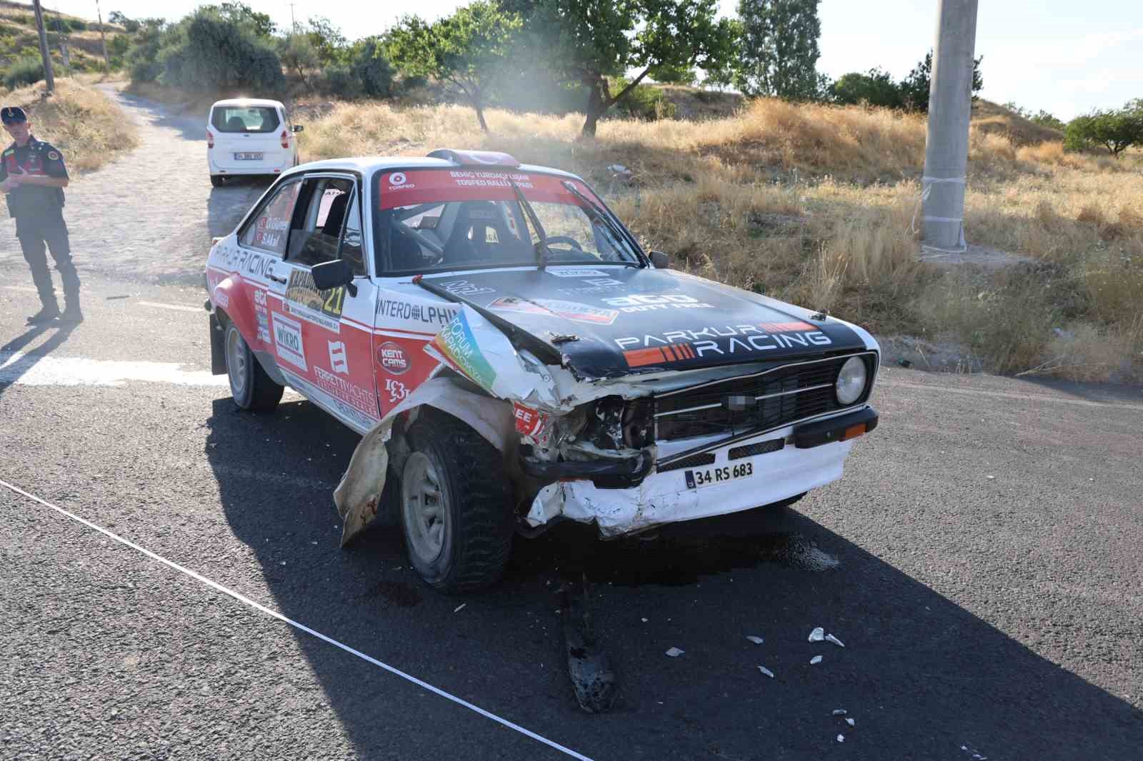 Kapadokya Rallisi’nde kaza: 3 yaralı