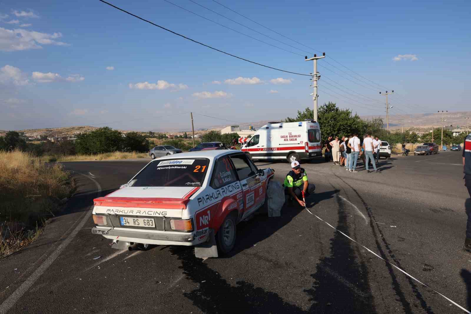 Kapadokya Rallisi’nde kaza: 3 yaralı