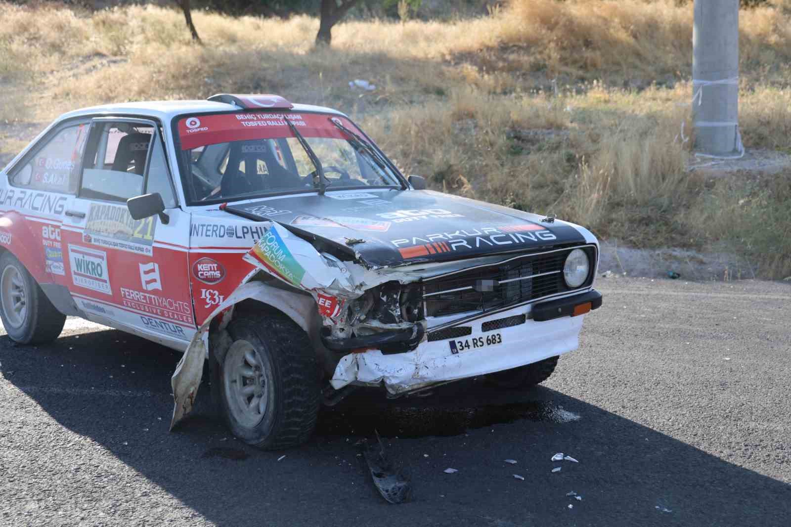 Kapadokya Rallisi’nde kaza: 3 yaralı