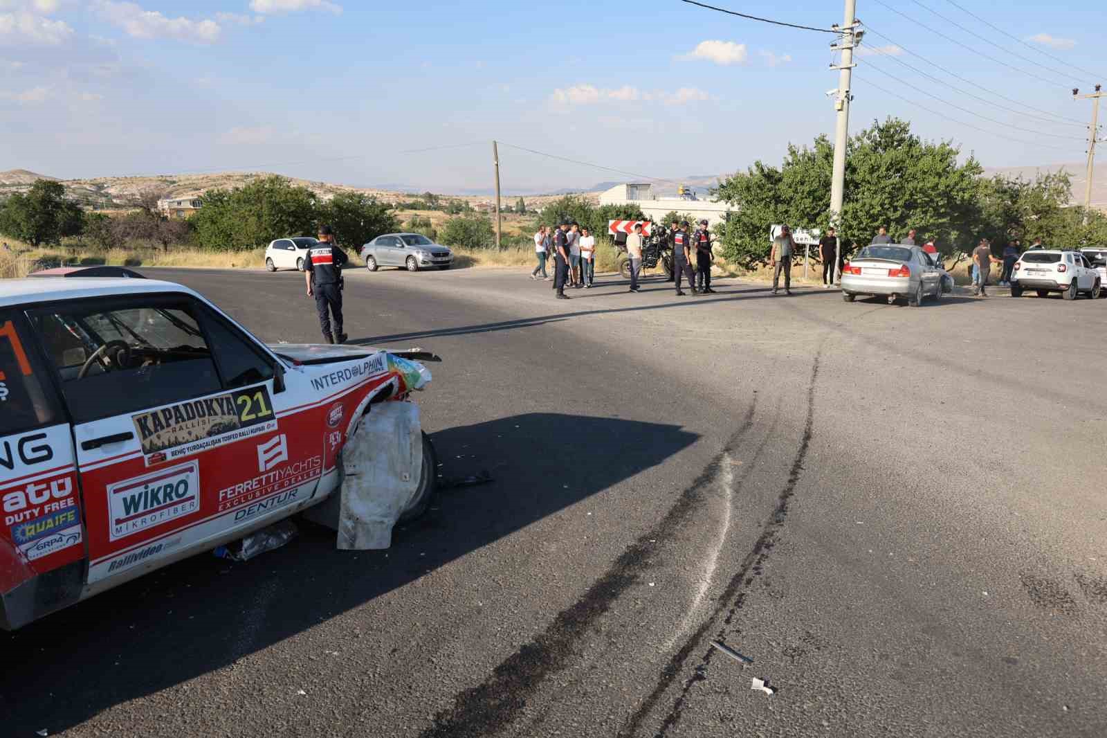 Kapadokya Rallisi’nde kaza: 3 yaralı