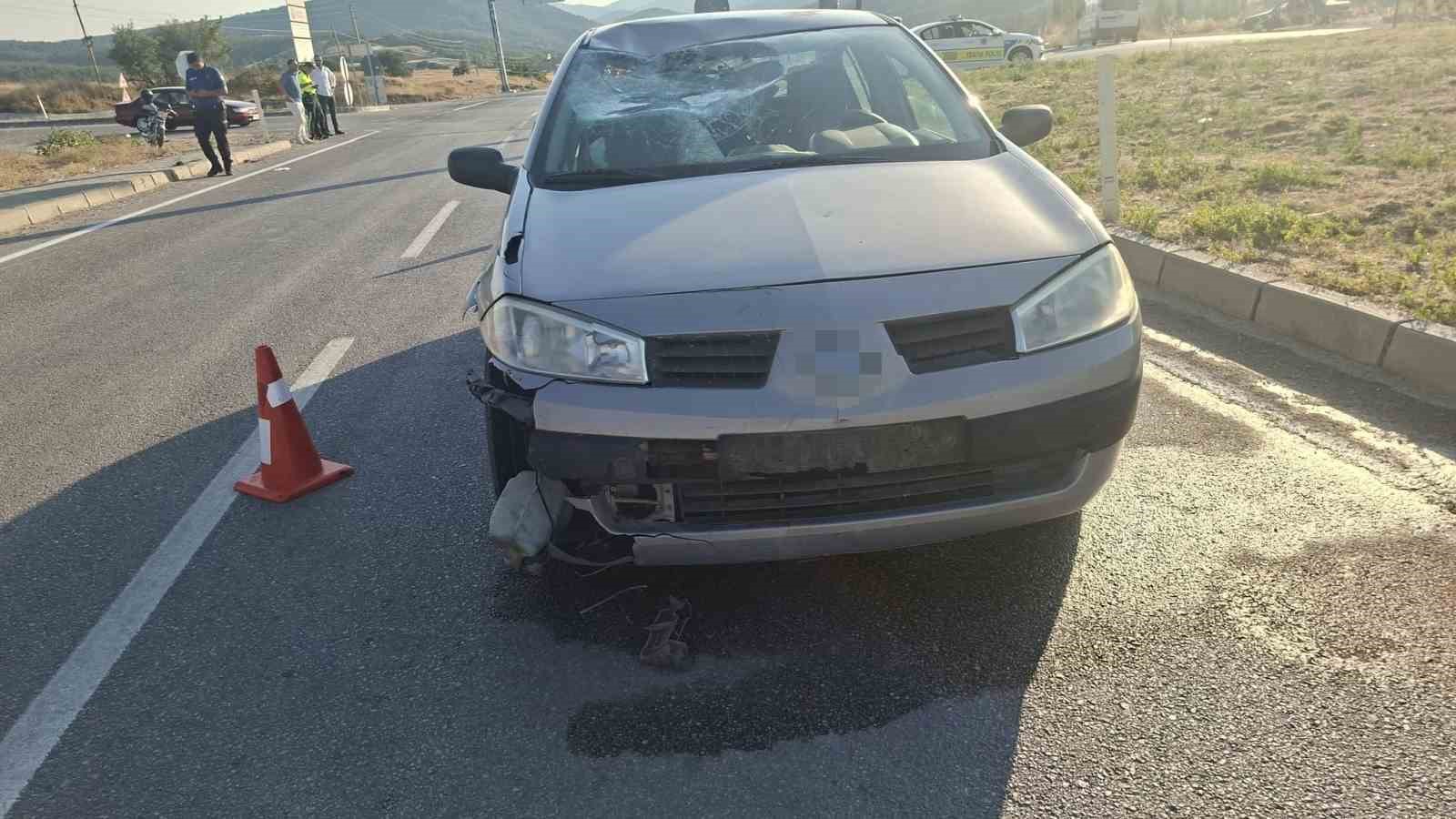 Kütahya’da otomobilin çarptığı elektrikli bisikletin sürücüsü hayatını kaybetti
