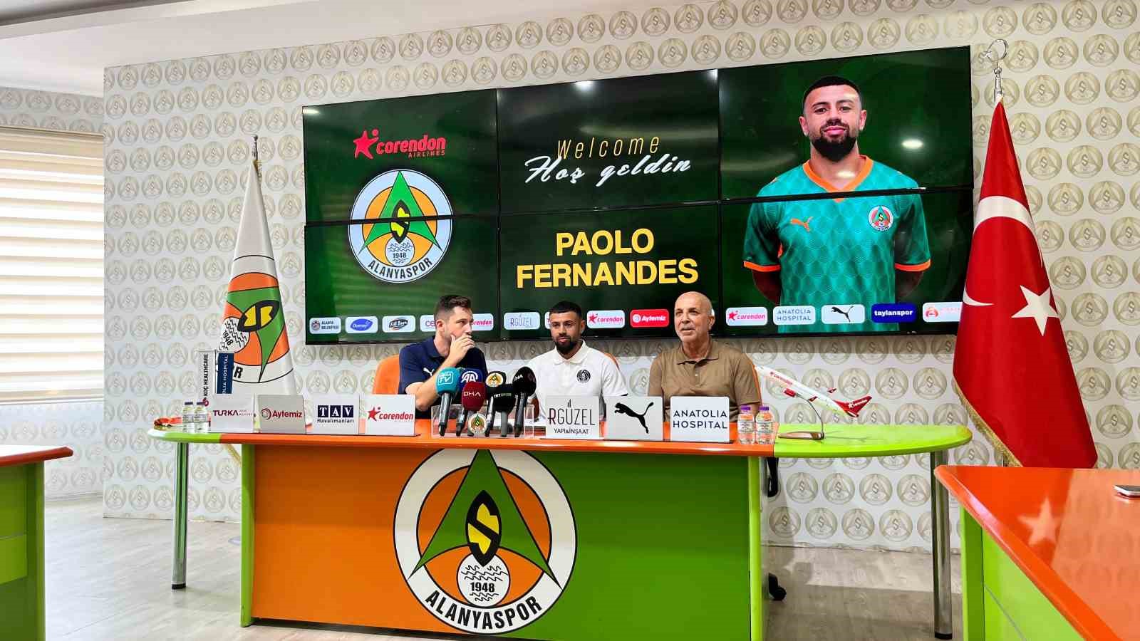 Alanyaspor, AEK forması giyen Paolo Fernandes’i kiralık olarak kadrosuna kattı