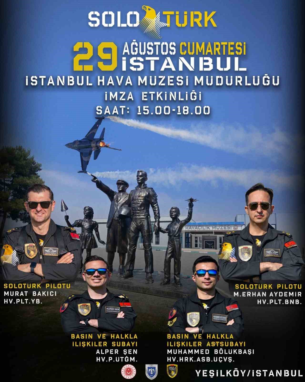 SOLOTÜRK’ten İstanbul’da imza töreni ve gösteri uçuşu