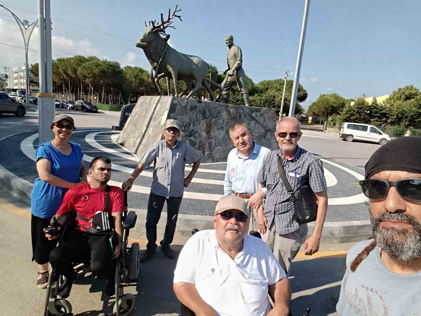 Bafra’da görme engellilerden geleneksel piknik buluşması